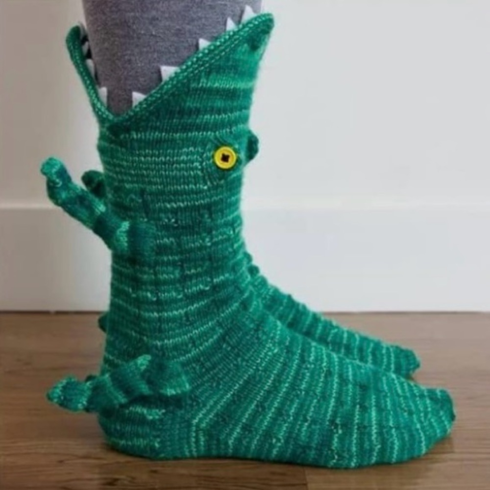 Alligator Chomp Socks - Picture 4 of 4